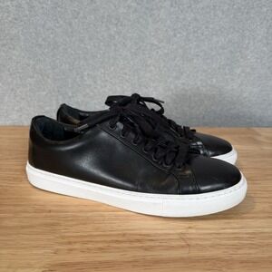 Thursday Premier Low Top Leather Shoes Womens Size 7.5 Black Sneakers